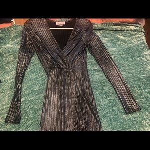 Sparkly Sliver Homecoming Dress
